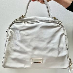 Brand New Gianfranco Ferre Glossy White Large Bag